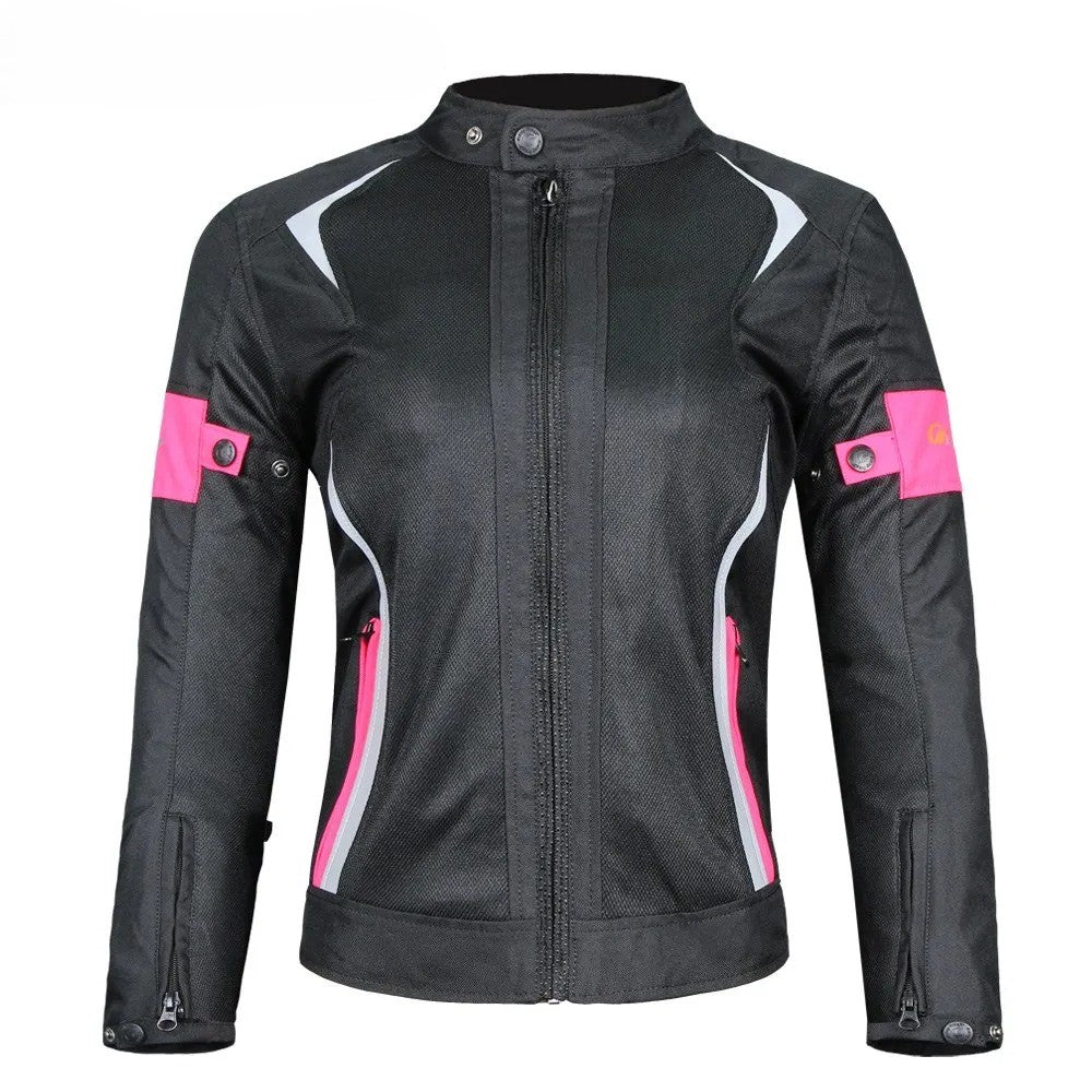Veste moto femme été