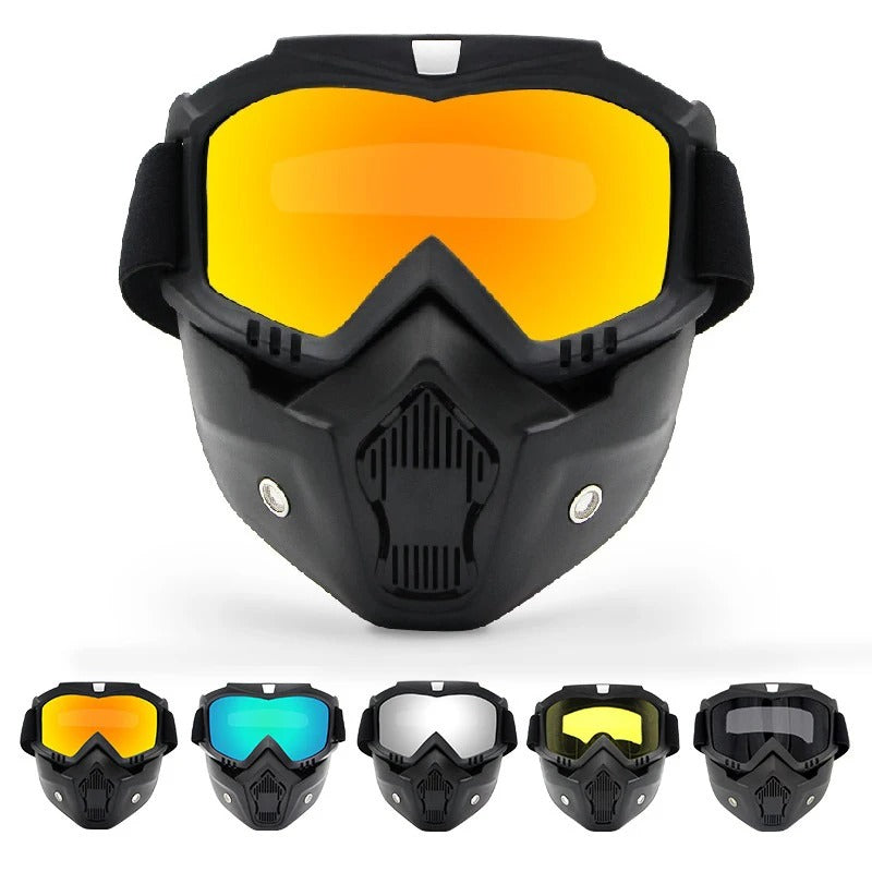 Masque moto anti-buée