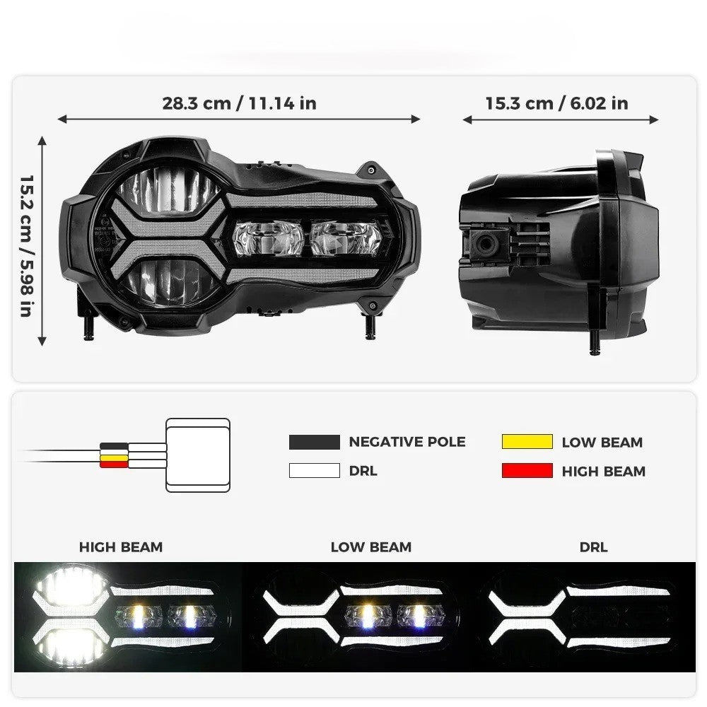Phare LED BMW 1200 GS