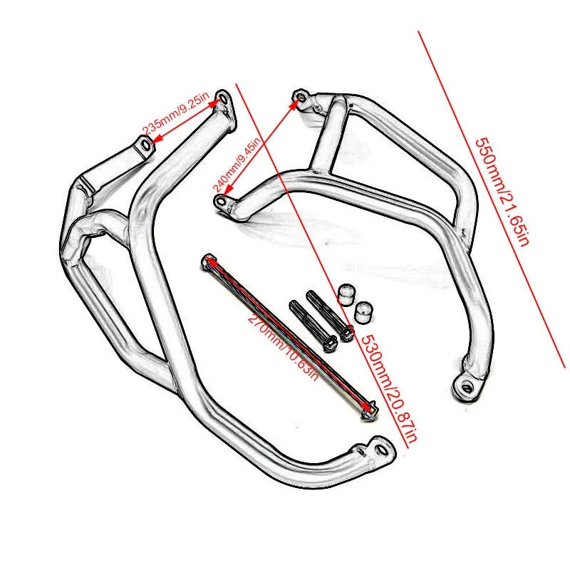 Crash bars Suzuki GSX S 750
