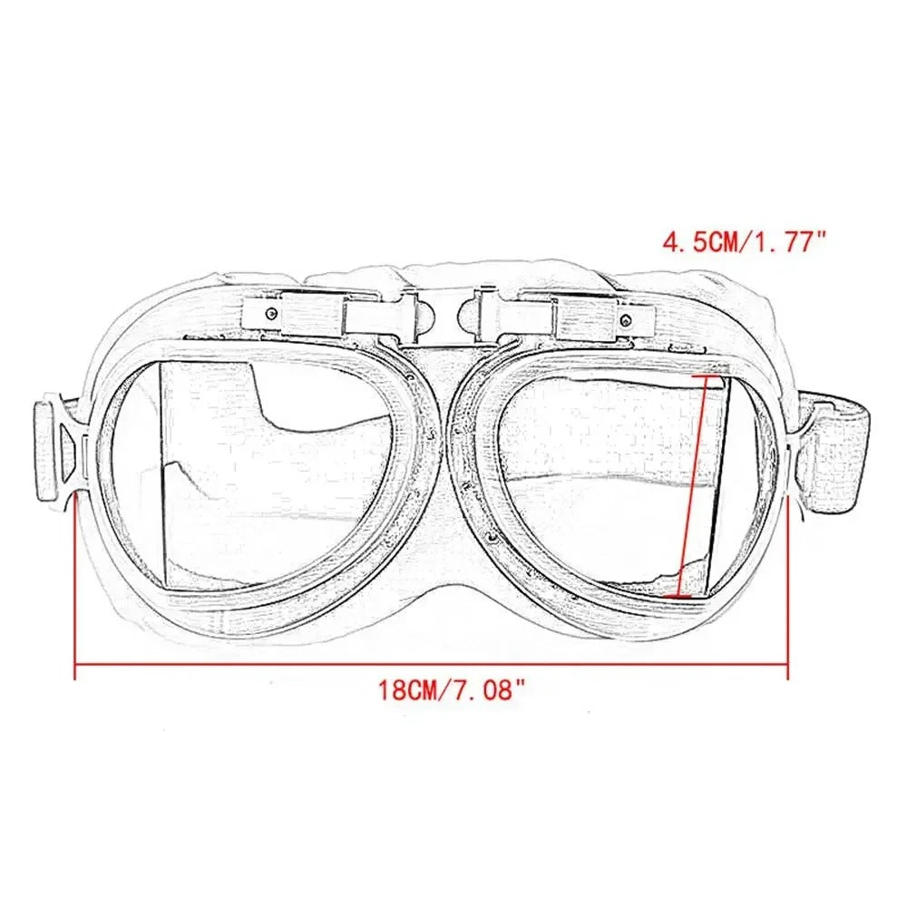 Lunette moto vintage