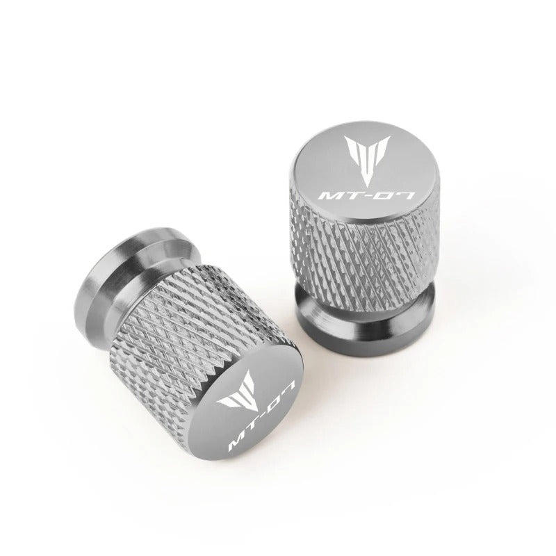Bouchon valve MT-07 Aluminium Gris
