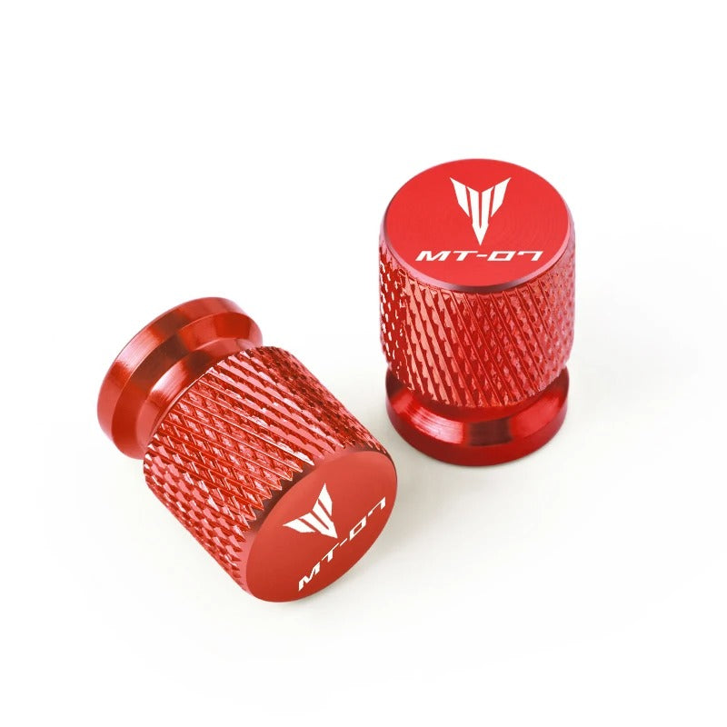 Bouchon valve MT-07 Aluminium Rouge