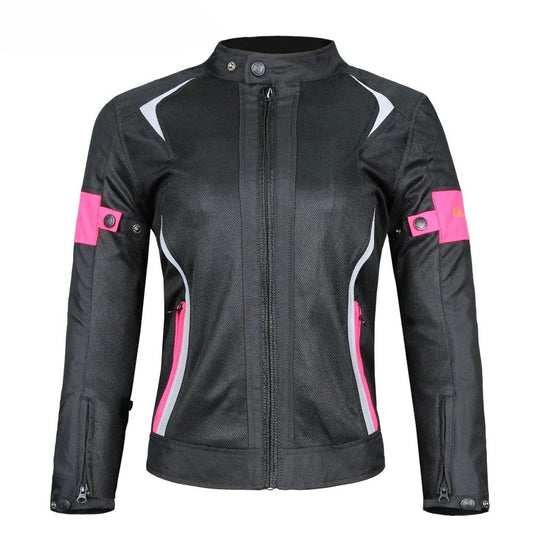 Veste moto femme été