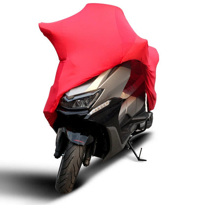 Housse moto rouge