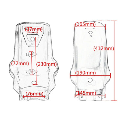 Garde boue arrière Shadow 600