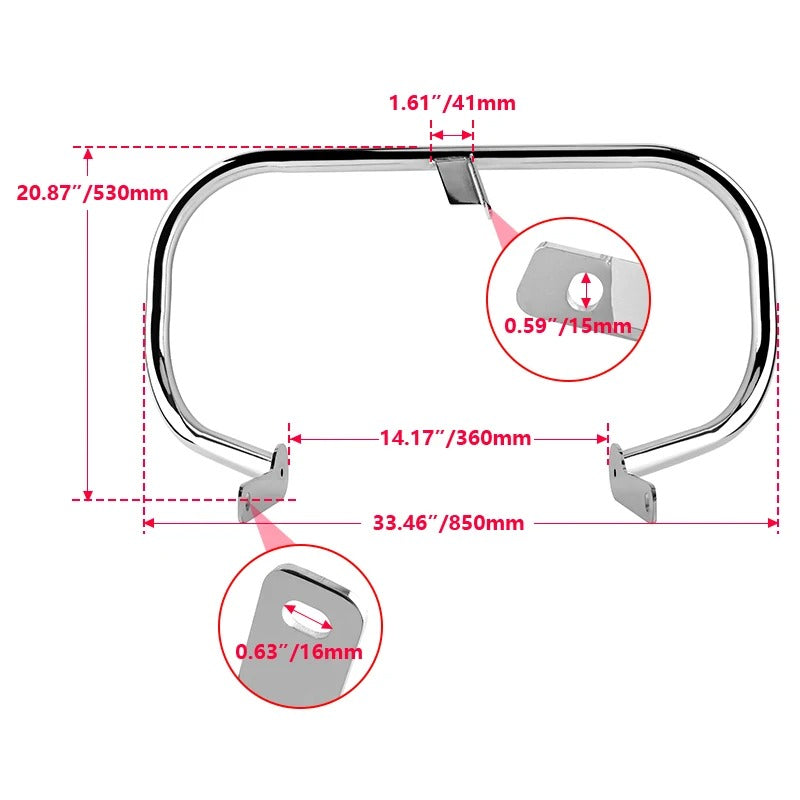 Crash bar V-Star 950