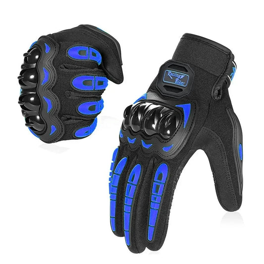 Gant moto été bleu