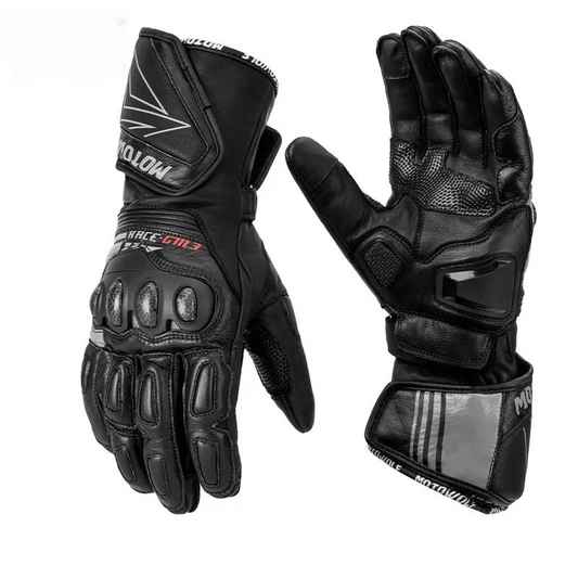 Gant moto noir hiver homme
