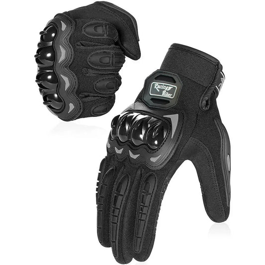 Gant moto été noir