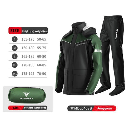 Veste moto waterproof
