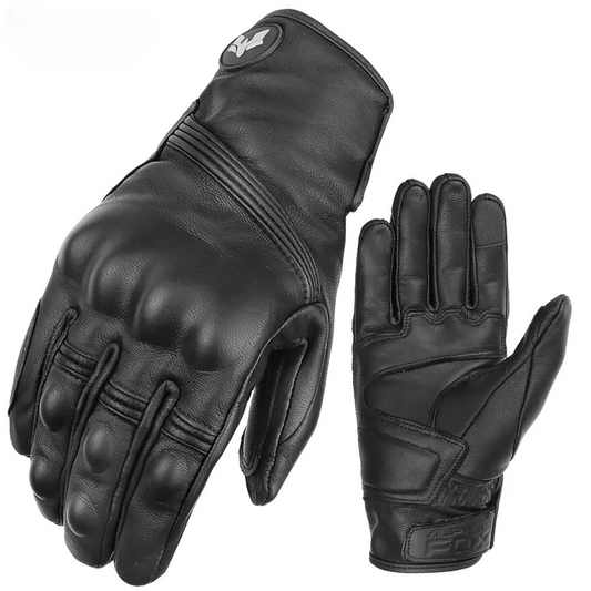 Gant moto mi saison cuir