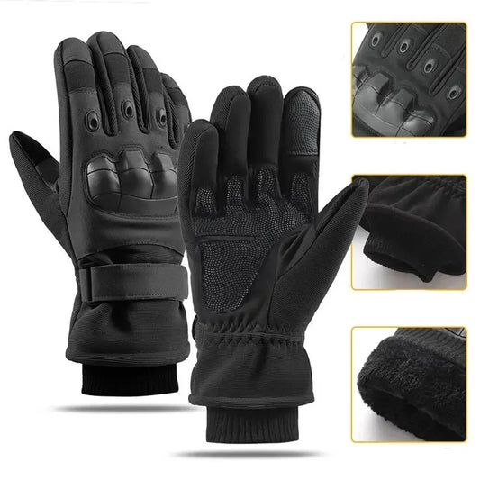Gant moto hiver noir