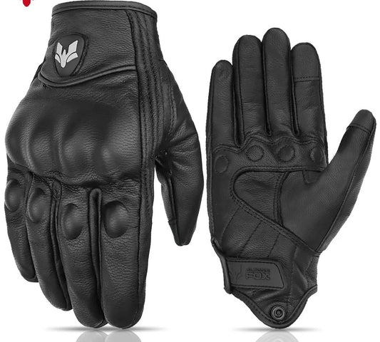 Gant moto été cuir